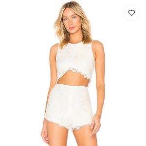 Sonoma Top in White Lace